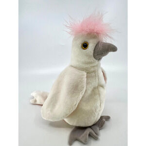 Vintage Ty Beanie Babies Kuku Cockatoo Bird - White